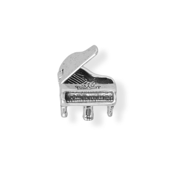 Sterling Silver Piano with Movable Lid Charm