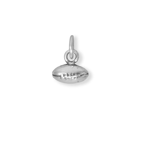 Sterling Silver Small Football Charm