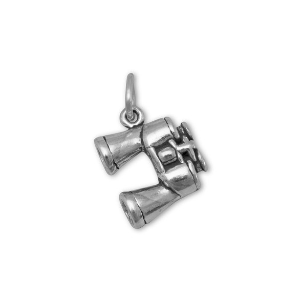 Sterling Silver Binoculars Charm