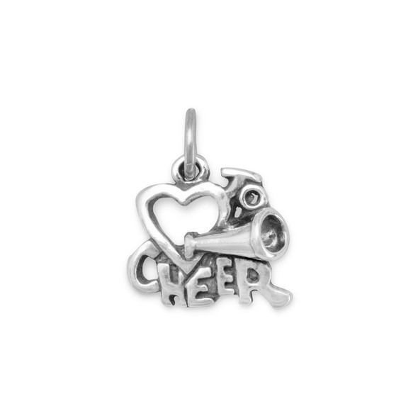 Sterling Silver Love to Cheer Charm
