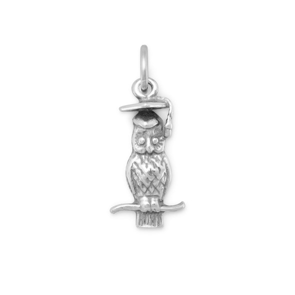 Sterling Silver Wise Owl Charm