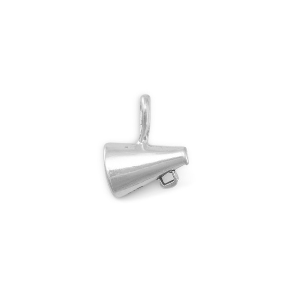 Sterling Silver Small Megaphone Charm