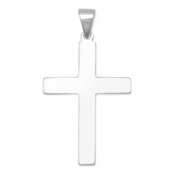 Sterling Silver Plain Cross Pendant