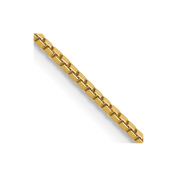 18" 10k Yellow Gold 1.05mm Box Chain