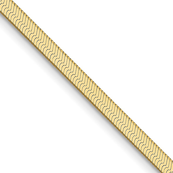 20" 10k Yellow Gold 2.5mm Silky Herringbone Chain