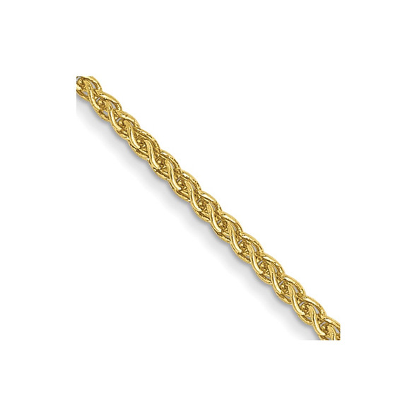 22" 10k Yellow Gold 1.05mm Spiga Chain