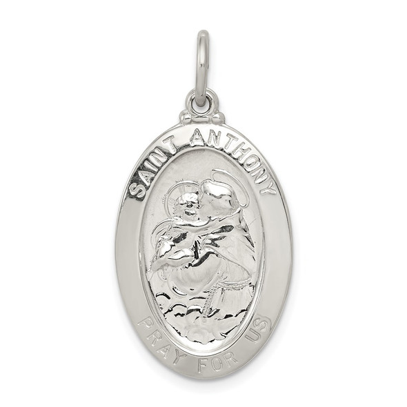 Sterling Silver Saint Anthony Medal Pendant