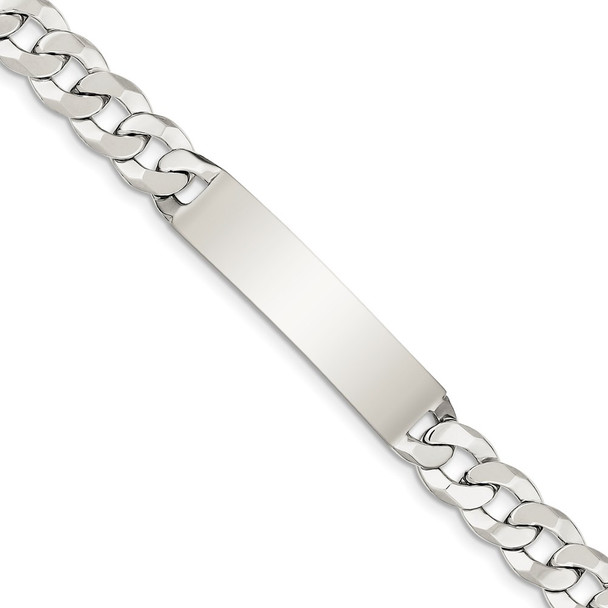 7.5" Sterling Silver ID Bracelet QID201-7.5