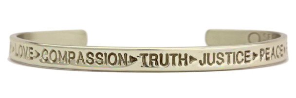 Compassion Silver Sergio Lub Bracelet