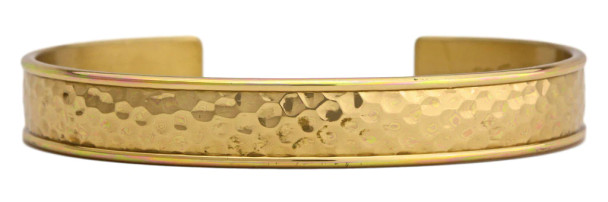 Hammered Brass Sergio Lub Bracelet