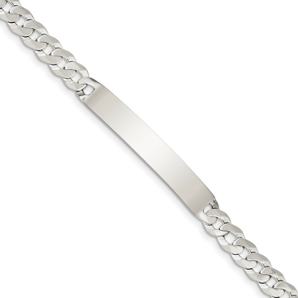 8.5" Sterling Silver ID Bracelet QID198-8.5