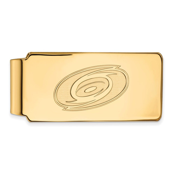 10k Gold NHL LogoArt Carolina Hurricanes Money Clip