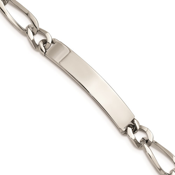 9.25" Stainless Steel Polished ID Bracelet