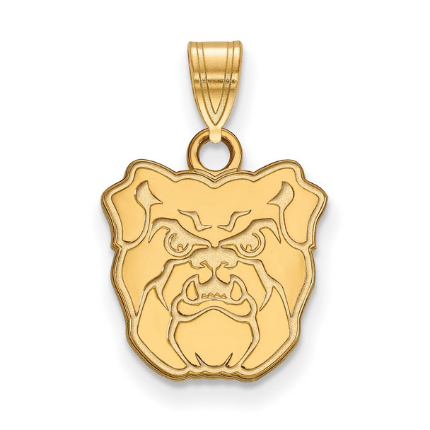 14k Gold LogoArt Butler University Bulldog Small Pendant