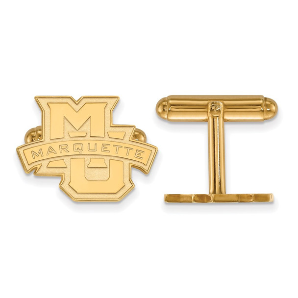 14k Gold LogoArt Marquette University Cuff Links