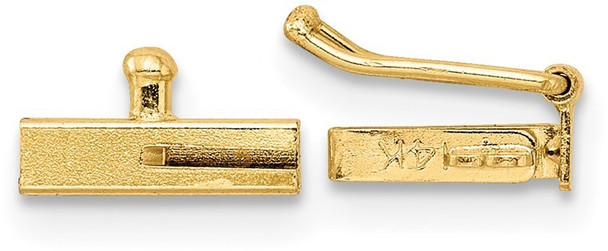 2.2mm 14k Yellow Gold Box Clasp