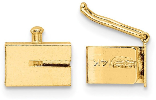 5mm 14k Yellow Gold Box Clasp