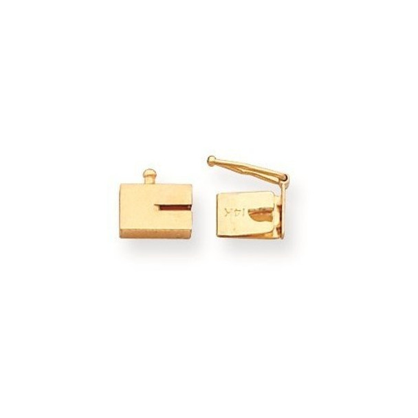 7.9mm x 5mm 14k Yellow Gold Replacement Tongue for Box Clasp