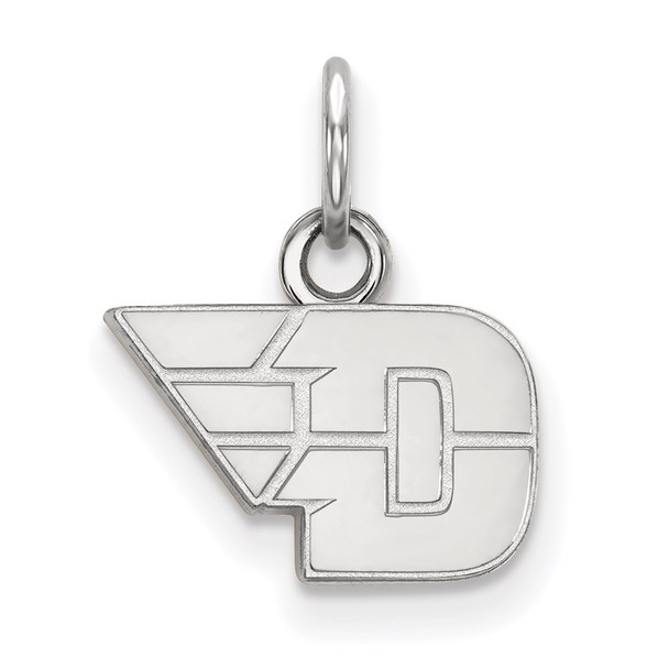 10k White Gold LogoArt University of Dayton Extra Small Pendant