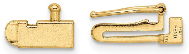 3.5mm 14k Yellow Gold Tennis Bracelet Clasp
