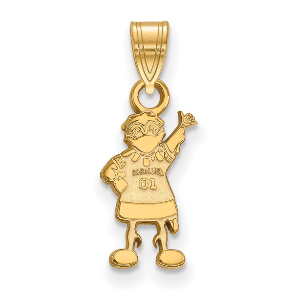 10k Gold LogoArt University of South Carolina Mascot Small Pendant