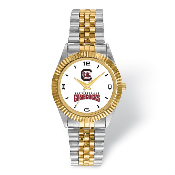 LogoArt University of South Carolina Pro Two-tone Gents Quartz Watch