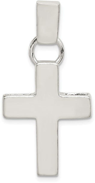 925 Sterling Silver Hammered Latin Cross Pendant