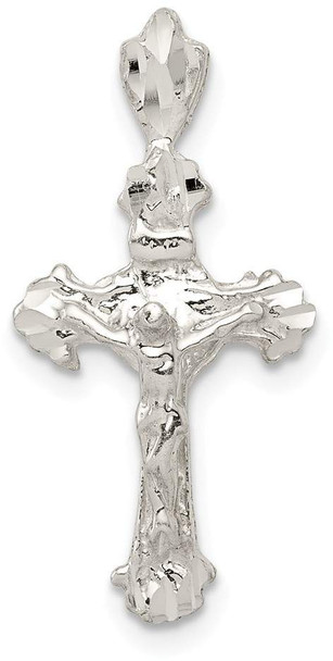 925 Sterling Silver Inri Crucifix Pendant QC1944