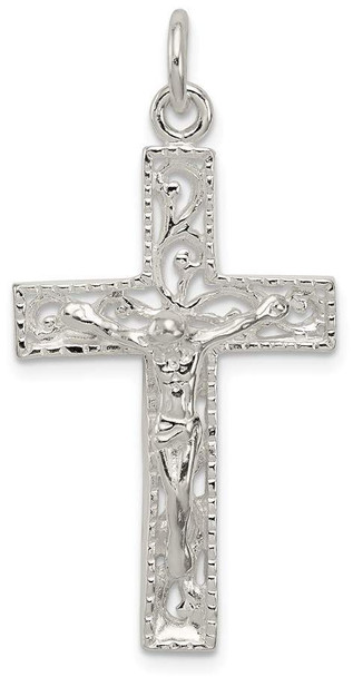 925 Sterling Silver Inri Crucifix Pendant QC2906