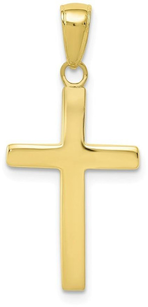 10k Yellow Gold Polished Cross Pendant 10XR564