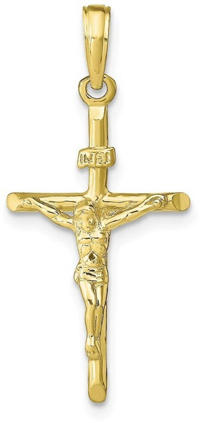 10k Yellow Gold Stick Style Crucifix Pendant