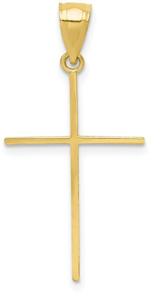 10k Yellow Gold Cross Pendant 10C1106