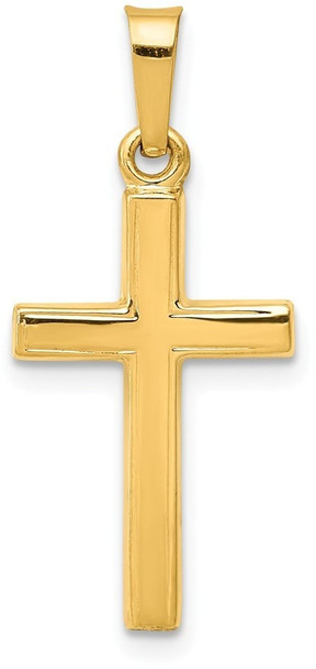 14k Yellow Gold Polished Latin Cross Pendant XR1413
