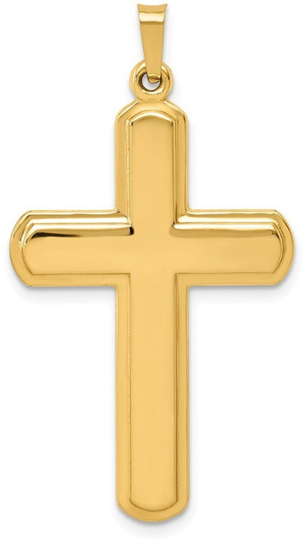 14k Yellow Gold Polished Latin Cross Pendant XR1562
