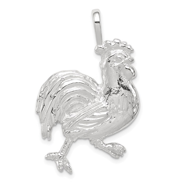 Sterling Silver Rooster Charm QC2645