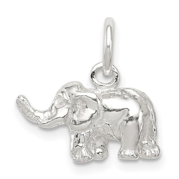 Sterling Silver Elephant Charm QC908