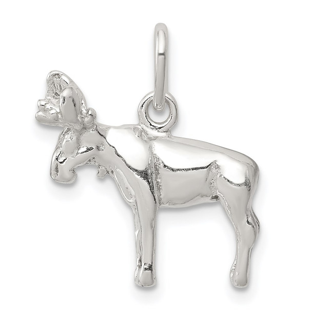 Sterling Silver Moose Charm QC4894