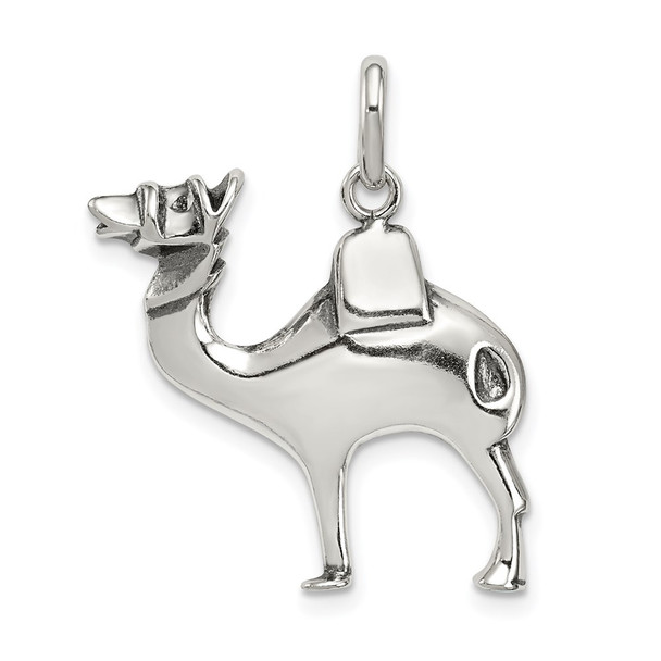 Sterling Silver Antiqued Camel Charm