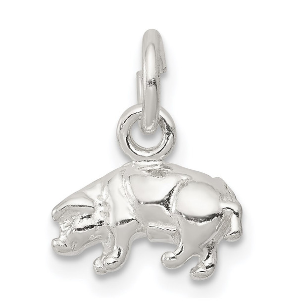 Sterling Silver Pig Charm QC930