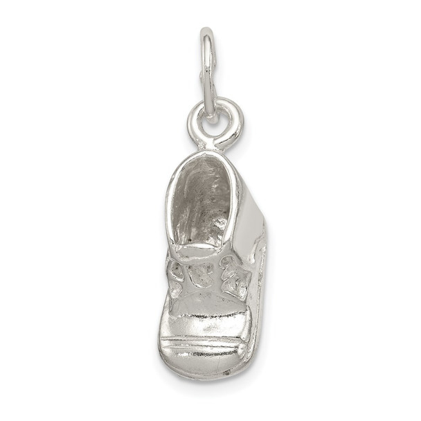 Sterling Silver Baby Shoe Charm QC1480