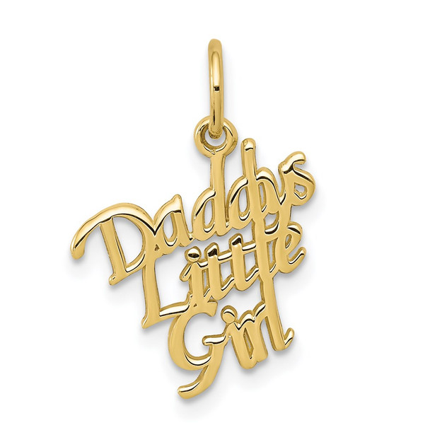 10k Yellow Gold Daddys Little Girl Charm