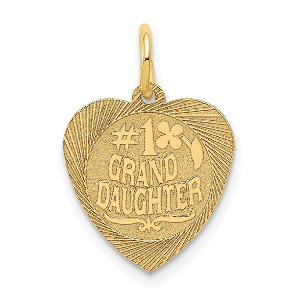 14k Yellow Gold #1 Granddaughter Charm