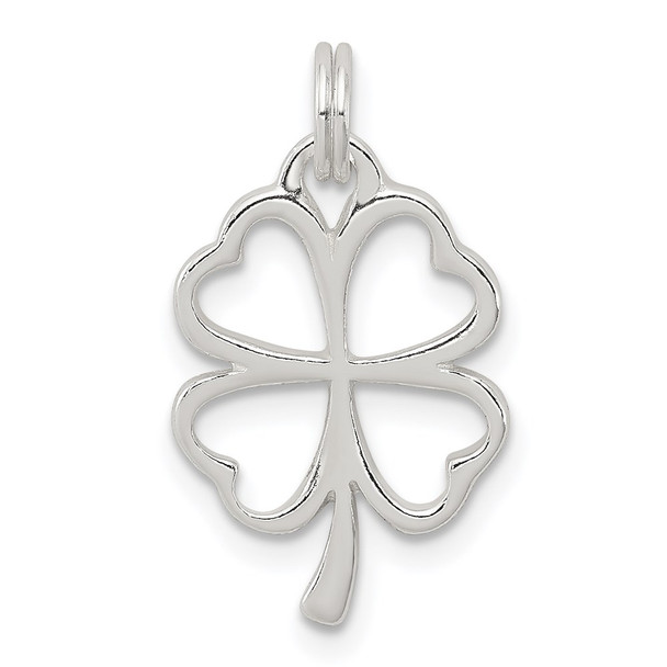 Sterling Silver Four Leaf Clover Charm QC6993