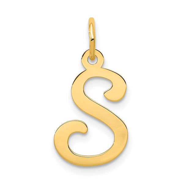 14k Yellow Gold Initial S Charm YC248S