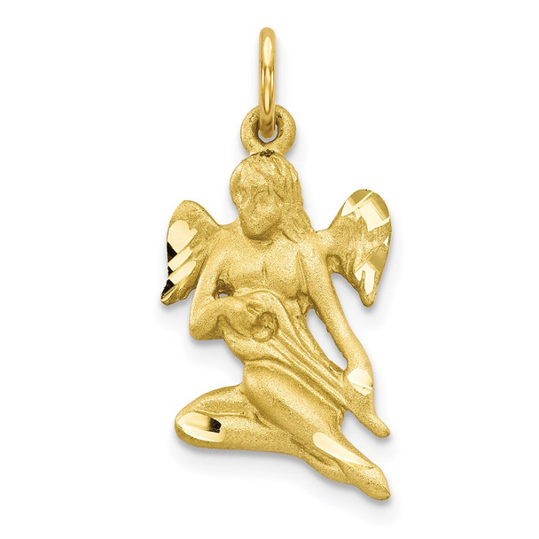 10k Yellow Gold Angel Charm 10C55