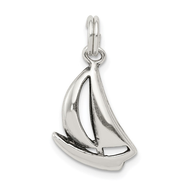 Sterling Silver Sailboat Charm QC4958