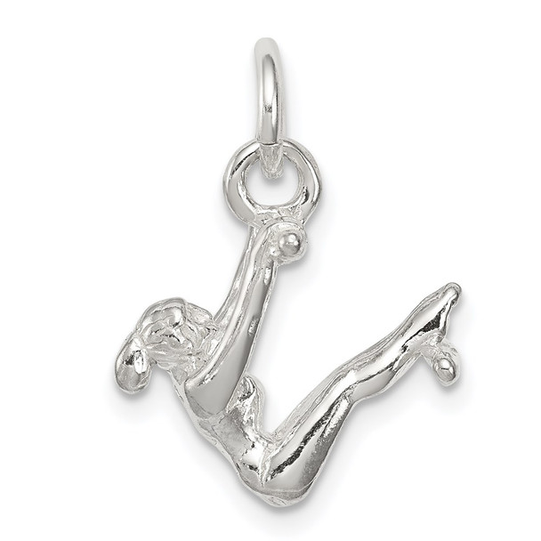 Sterling Silver Gymnast Charm QC756