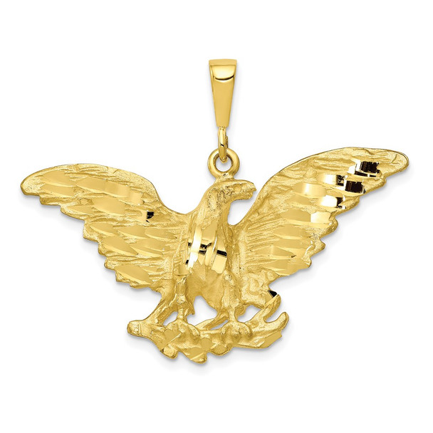 10k Yellow Gold Eagle Pendant 10C613