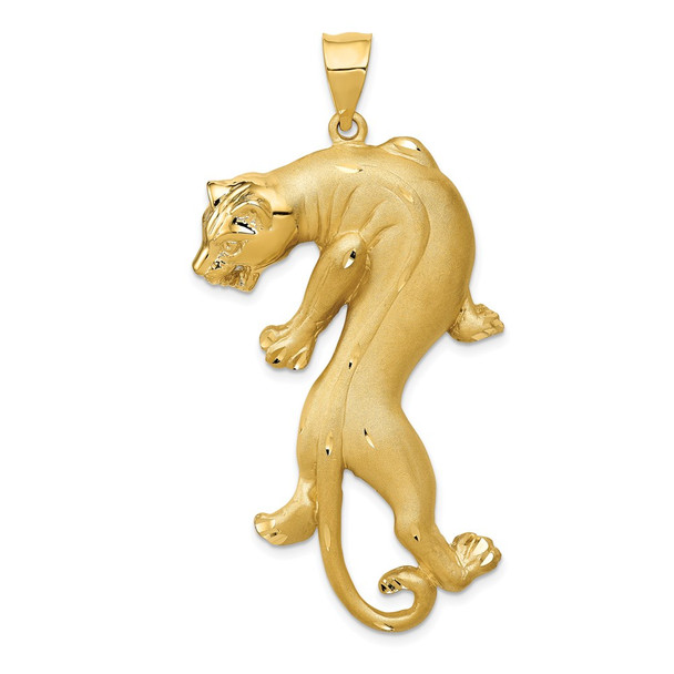 14k Yellow Gold Panther Pendant C87