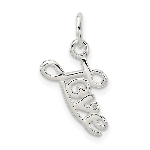 Sterling Silver Love Pendant QC7504